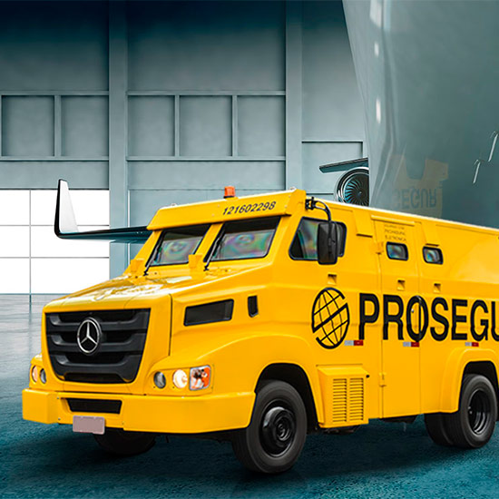 Camión blindado de Prosegur